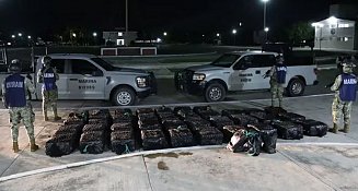 Marina incauta 1.5 toneladas de cocaína en Chiapas y detiene a sospechoso