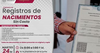 Registros de nacimiento gratuitos en Atlixco: ¡Aprovecha esta jornada!