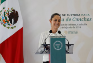 Claudia Sheinbaum reitera compromiso con el caso de Pasta de Conchos