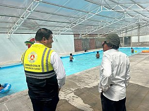 Verificación de seguridad en balnearios para una Semana Santa segura