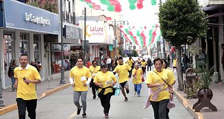 Promueven la salud mental en Chiautempan con carrera denominada “Corre, camina, trota”