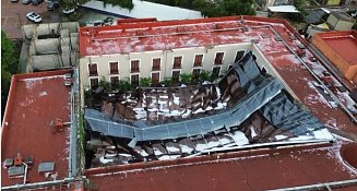 Colapsa domo de hotel en Tlaxcala: crecen denuncias por negligencia