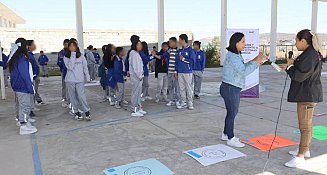 Tlaxcala previene violencia en el noviazgo con rally educativo escolar