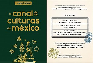 Canal Veintidós lanza imagen renovada y estrenos culturales este 12 de mayo