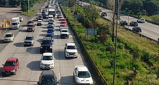 Accidente en Periférico Ecológico causa tráfico lento hacia Cholula hoy