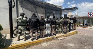Aseguran gasolina ilegal en taller de motos de Atlangatepec, Tlaxcala