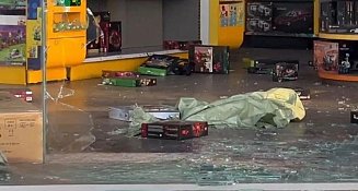 Robo en Juguetron Puebla: ladrones rompen cristal y se llevan Legos