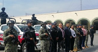 Fortalecen seguridad en San Pedro Cholula con la cooperación de la Marina y la Policía Municipal