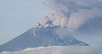 Espectáculo volcánico: Popocatépetl deslumbra con impresionantes fumarolas