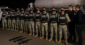 Detienen a 11 guardias nacionales por huachicoleo en Guanajuato