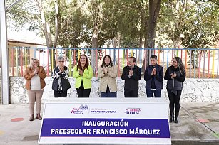 Dignifica Lupita Cuautle espacios en preescolar de San Andrés Cholula