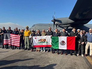 California agradece a Claudia Sheinbaum por el envío de ayuda para incendios