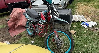 Secretaría de Seguridad Ciudadana y Protección Civil de Cuautlancingo, recupera una moto robada en Puebla