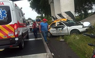 Accidente de taxi en Hidalgo deja dos muertos y causa investigación