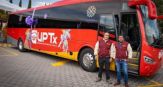 La UPTx renueva su flota: Nuevo autobús impulsa formación académica integral