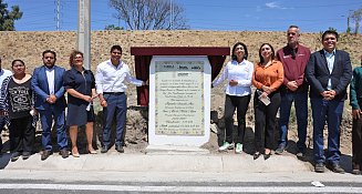 Inaugura Omar Muñoz importante obra conjunta con el Gobierno del Estado 