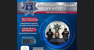 Recuperan combi robada gracias a cámaras del CEM y rápida acción policial
