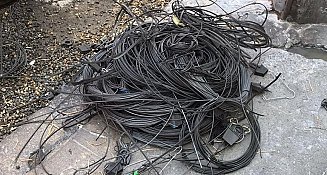 Supervisan y retiran más de un millón de metros de cable en desuso en Puebla