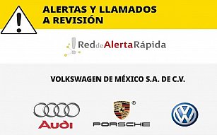 Profeco y Volkswagen: Llamado a revisión de vehículos Volkswagen, Audi y Porsche