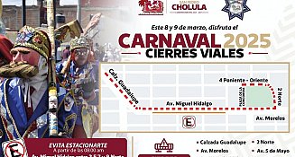 Fin de semana en San Pedro Cholula: Carnaval 2025