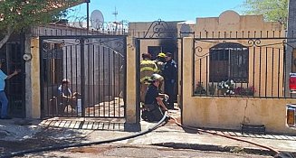Incendio intencional desata operativo en Hermosillo