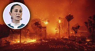 Solidaridad y apoyo de Sheinbaum a mexicanos en Los Ángeles afectados por incendios