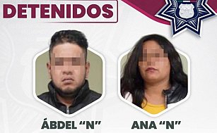 Detienen a pareja por robo a negocio con violencia en Puebla