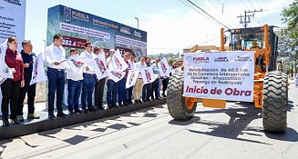 Inicia Alejandro Armenta rehabilitación de carreteras en la Sierra Norte 