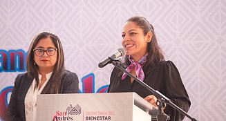 Promueve Lupita Cuautle el fortalecimiento de escuelas públicas en San Andrés Cholula
