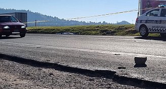 Hombre fallece atropellado en el libramiento Apizaco-Huamantla, a la altura de Santa Cruz Tlaxcala