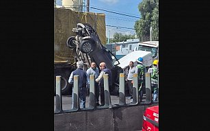 Fuerte carambola en la autopista México-Puebla provoca caos vial y heridos