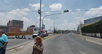 Protestan Pueblos Originarios y cierran carretera 