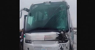 Accidente en el Arco Norte: autobús escolar deja heridos leves