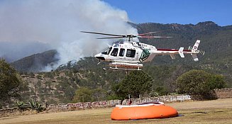 Acciones coordinadas para controlar incendio en Libres