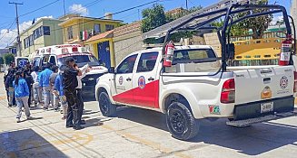 ¡Seguridad escolar! Policía de Huamantla educa a estudiantes con K9 y protección civil