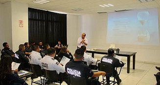 Capacitan a policías de San Andrés Cholula en prevención de la tortura