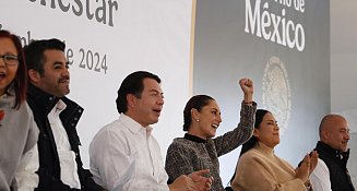 Claudia Sheinbaum y Lorena Cuéllar refuerzan la Cuarta Transformación en Tlaxcala