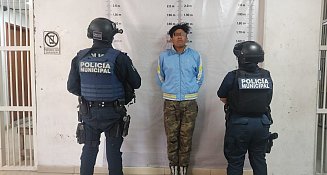 La SSCyPC de Cuautlancingo detuvo a una persona por sustraer mercancía de una tienda de conveniencia Oxxo 