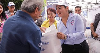 Fortalece Lupita Cuautle la alimentación de las familias sanandreseñas