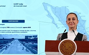 Claudia Sheinbaum presenta el Programa Nacional de Infraestructura Carretera 2025-2030