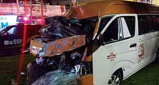 Accidente en Iztapalapa: 10 heridos y caos vial por volcadura