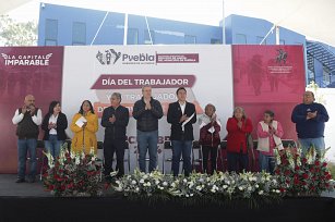 Reconocen en Puebla la labor de trabajadores del servicio de limpia