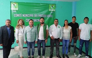 Partido Verde de Cuautlancingo respalda candidatura de Omar Muñoz