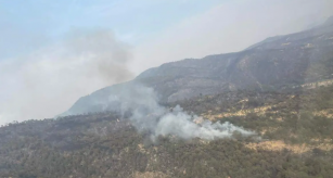 Combate en Atltzayanca: Avances en la mitigación del incendio con apoyo aéreo y terrestre