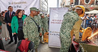 Arranca en Puebla el programa “Sí al Desarme, Sí a la Paz”