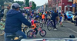 Promueven movilidad sustentable con rodada ciclista en San Pedro Cholula