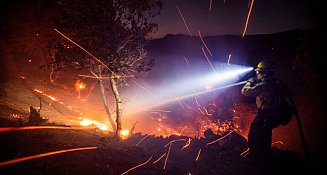 Gobernador de California agradece apoyo enviado de Sheinbaum para combatir incendios 