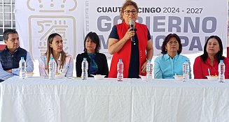 Entrega Tere Alfaro obras de mejoramiento en CAIC de San Cristóbal Tulcingo 