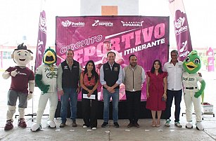 Llevan deporte y salud a San Francisco Totimehuacán