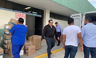 El Hospital IMSS-Bienestar de Tzompantepec recibe más de 21 mil insumos médicos